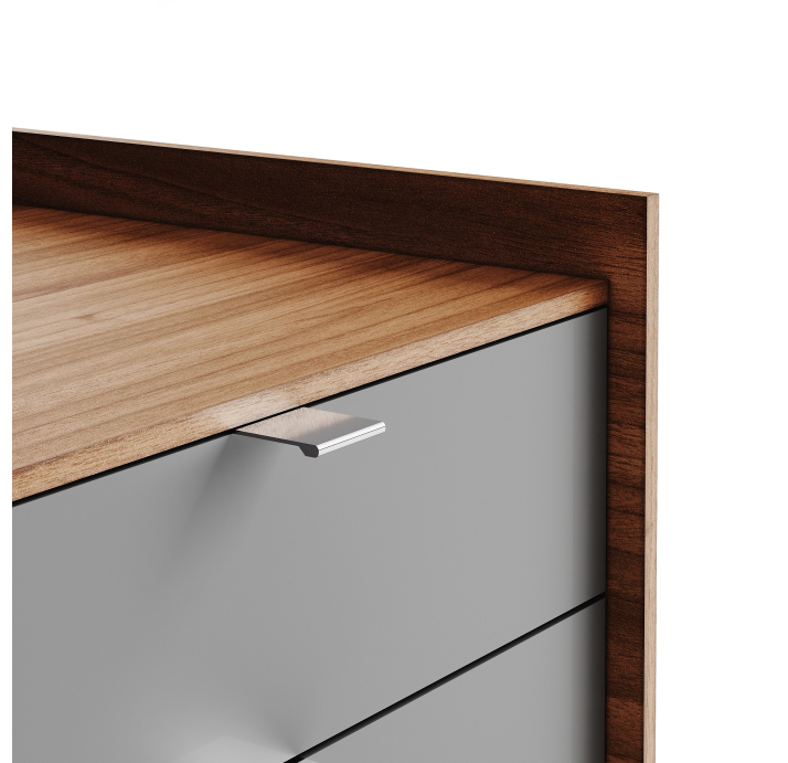 Комод MEST DRESSER Natural walnut Natural walnut Matte LK17 Brown 112X48X91 СМ. (FUG00262)