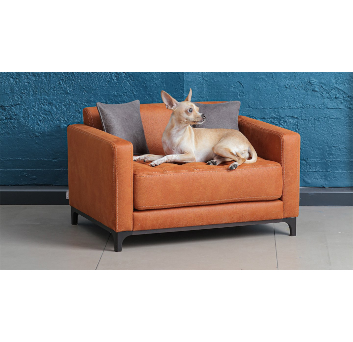 Диван DOST MINI B44-58-44B/VILYA VL1117/Твердый/copper electrostatic/