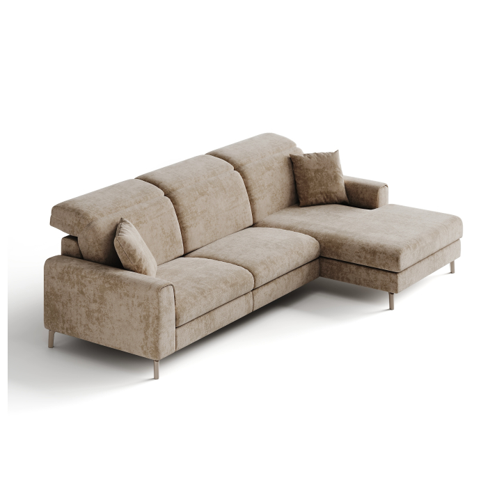 Диван FONTANE C100-300-220S/RAMIRO GREGE/VISCOTEX/02 GREGE/E,MR,E,Z,E,V,E,Z,E