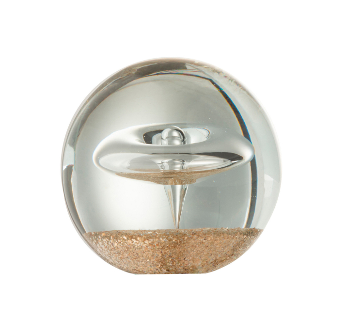 Статуэтка настольная RING GOLD DECOR OBJECT 10,5X10,5X10,5 СМ. (NRM06147)