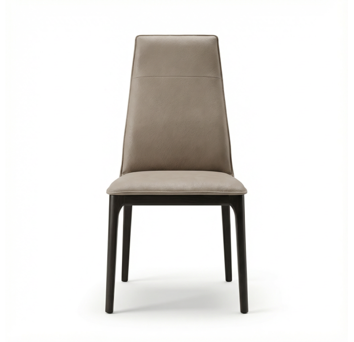 Стул интерьерный NOVARRO CHAIR MASSA 040 MILKY BROWN  BLACK MATTE (NRM06180)