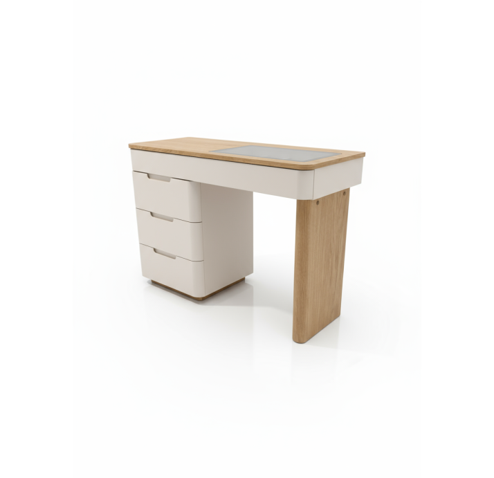 Туалетный столик MATILDA DRESSER WALNUT AMERICAN WALNUT CREAM 121X46X81 СМ. (NRM06193)