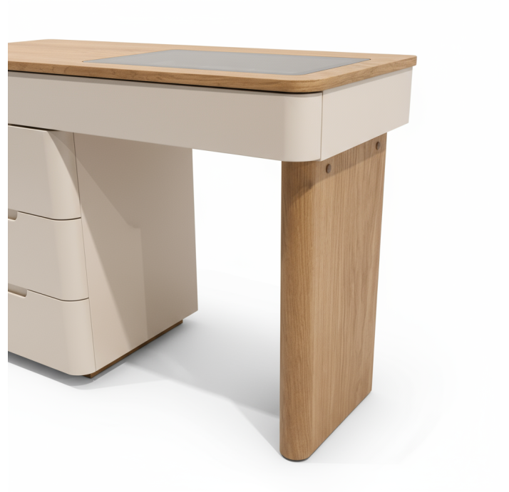 Туалетный столик MATILDA DRESSER WALNUT AMERICAN WALNUT CREAM 121X46X81 СМ. (NRM06193)