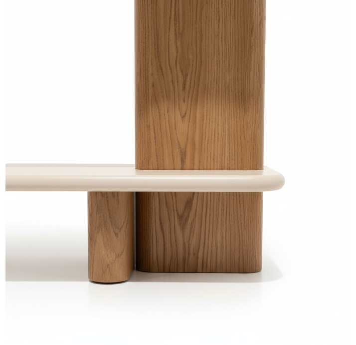 Стеллаж прямой MATILDA BOOKCASE AMERICAN WALNUT CREAM  104X36X165 СМ. (NRM06194)