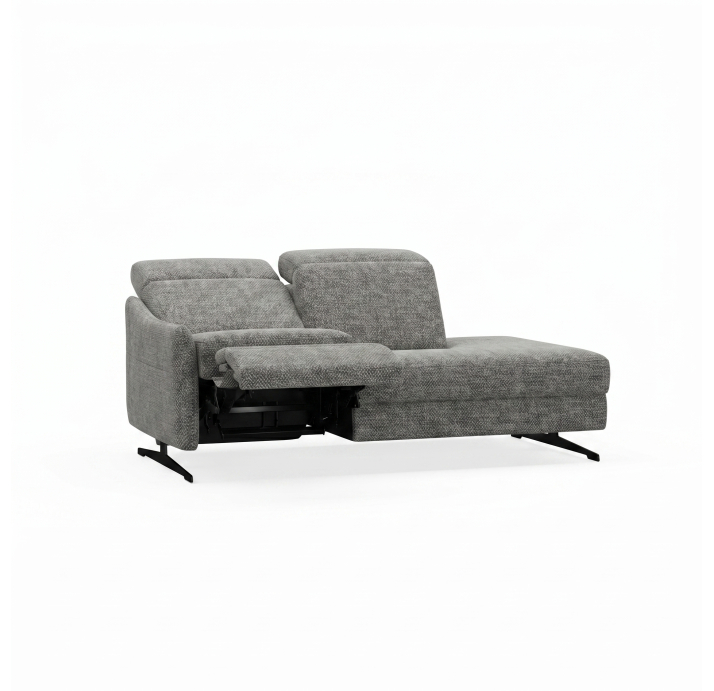 Диван PIANO B100-220-100T/54/M/AMIRI CARBON/BULTEX/01 BLACK/E,E,R
