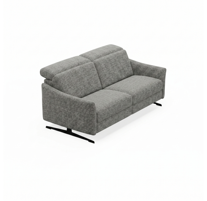 Диван PIANO B100-220-100B/54/AMIRI CARBON/BULTEX/01 BLACK/E,E,R