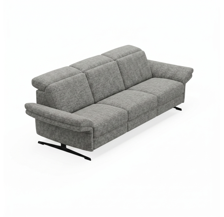 Диван PIANO B100-280-100B/54/AMIRI CARBON/BULTEX/01 BLACK/E,E,E