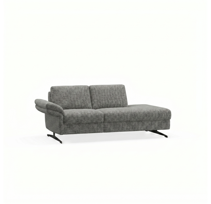 Диван PIANO B93-220-93T/54/AMIRI CARBON/BULTEX/01 BLACK/