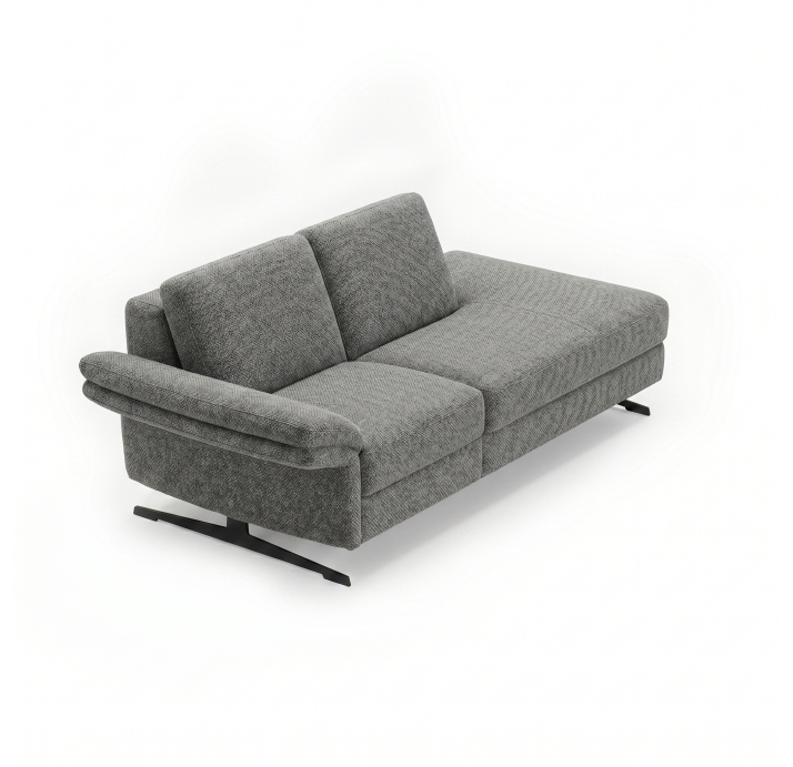 Диван PIANO B93-220-93T/54/AMIRI CARBON/BULTEX/01 BLACK/