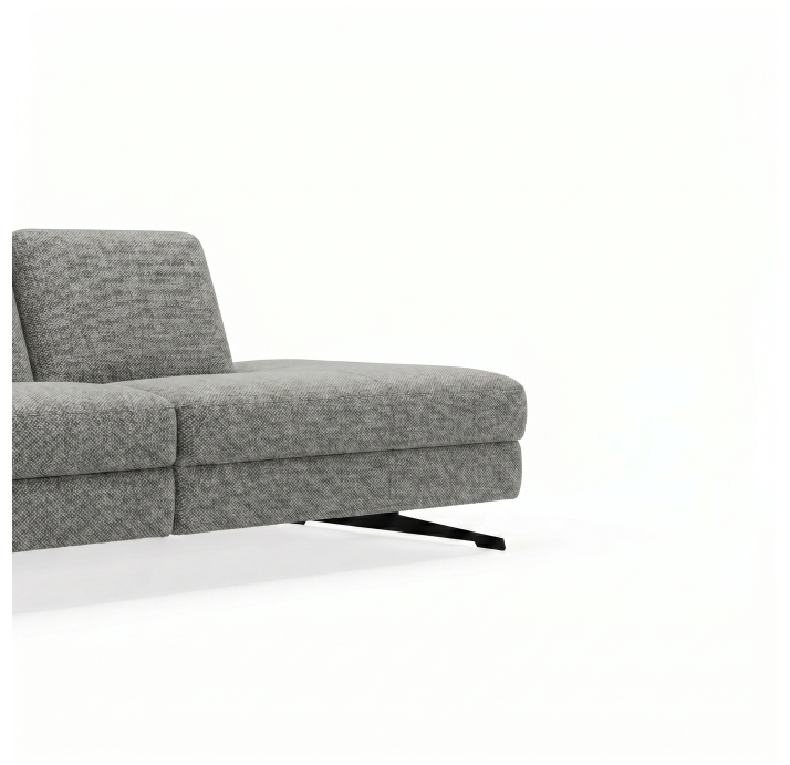 Диван PIANO B93-220-93T/54/AMIRI CARBON/BULTEX/01 BLACK/