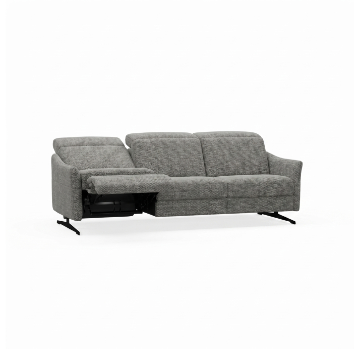 Диван PIANO B100-280-100B/54/AMIRI CARBON/BULTEX/01 BLACK/E,E,R,E