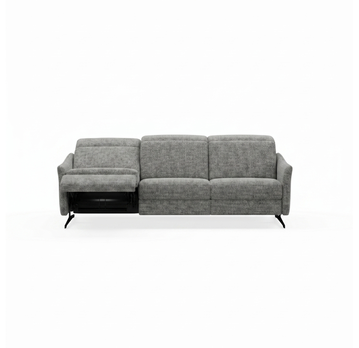 Диван PIANO B100-280-100B/54/AMIRI CARBON/BULTEX/01 BLACK/E,E,R,E