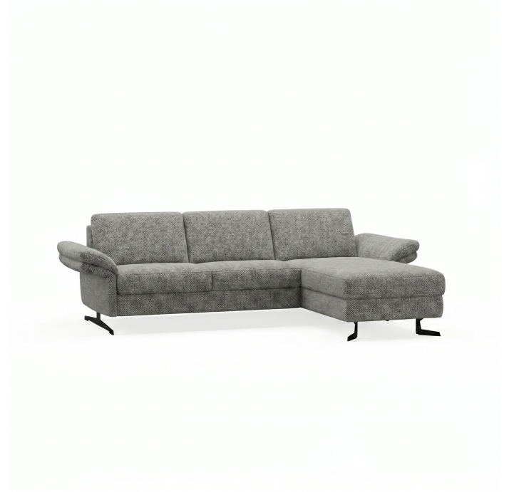 Диван PIANO B100-300-160L/54/AMIRI CARBON/BULTEX/01 BLACK/