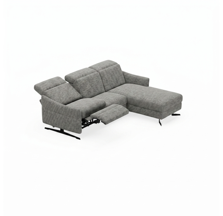 Диван PIANO B100-300-160L/54/AMIRI CARBON/BULTEX/01 BLACK/E,E,E,R