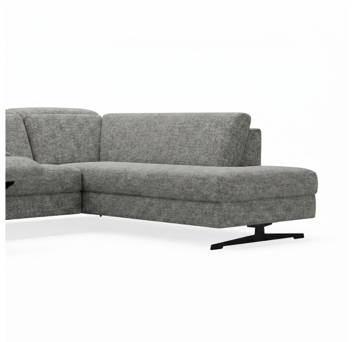 Диван PIANO B100-300-160S/54/AMIRI CARBON/BULTEX/01 BLACK/E,E,E,R