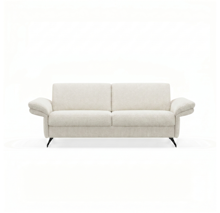 Диван PIANO B93-220-93B/54/VIVA OFFWHITE/BULTEX/01 BLACK/