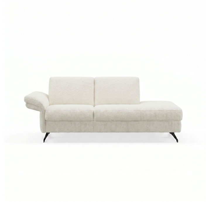 Диван PIANO B93-220-93T/54/VIVA OFFWHITE/BULTEX/01 BLACK/