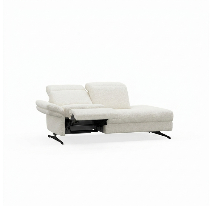 Диван PIANO B100-220-100T/54/M/VIVA OFFWHITE/BULTEX/01 BLACK/E,E,R