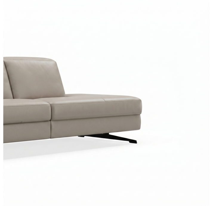 Диван PIANO B93-220-93T/54/MONTANA PERLE/BULTEX/01 BLACK/
