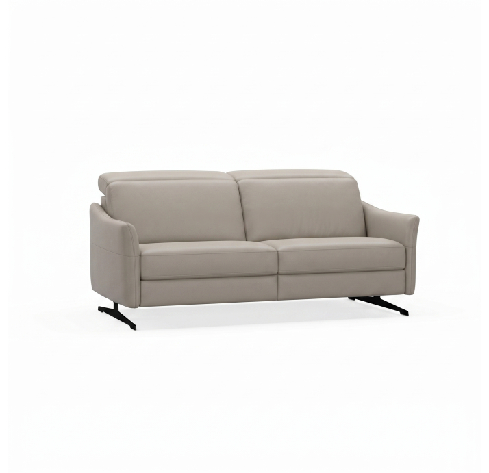 Диван PIANO B100-220-100B/54/MONTANA PERLE/BULTEX/01 BLACK/E,E,R