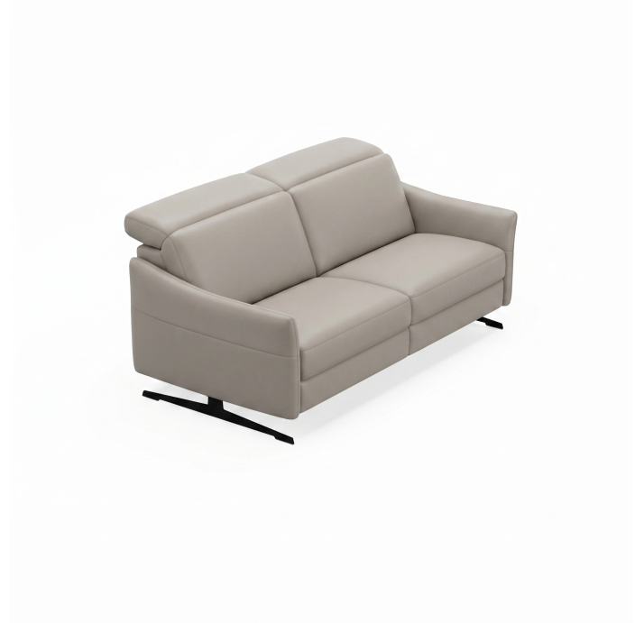 Диван PIANO B100-220-100B/54/MONTANA PERLE/BULTEX/01 BLACK/E,E,R