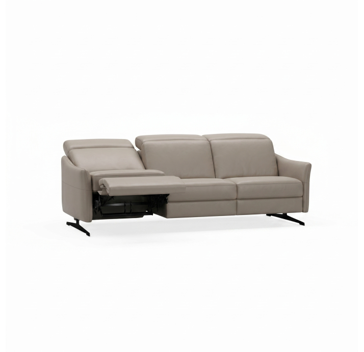 Диван PIANO B100-280-100B/54/MONTANA PERLE/BULTEX/01 BLACK/E,E,R,E
