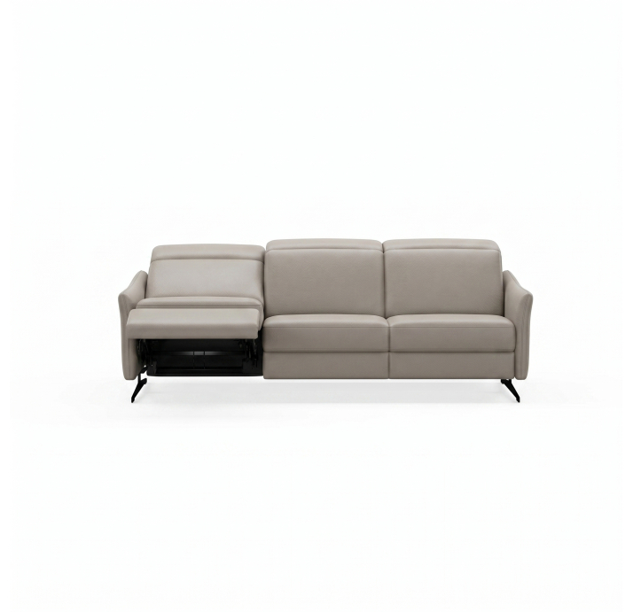 Диван PIANO B100-280-100B/54/MONTANA PERLE/BULTEX/01 BLACK/E,E,R,E