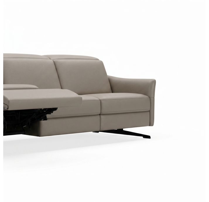 Диван PIANO B100-280-100B/54/MONTANA PERLE/BULTEX/01 BLACK/E,E,R,E