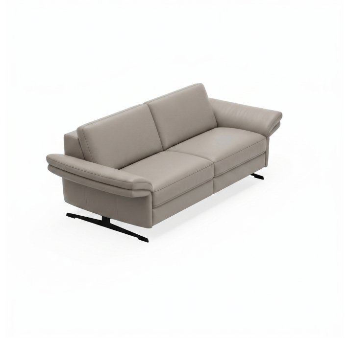 Диван PIANO B93-220-93B/54/MONTANA PERLE/BULTEX/01 BLACK/