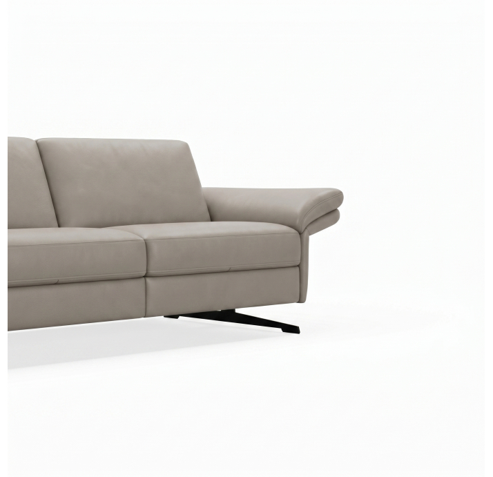 Диван PIANO B93-220-93B/54/MONTANA PERLE/BULTEX/01 BLACK/
