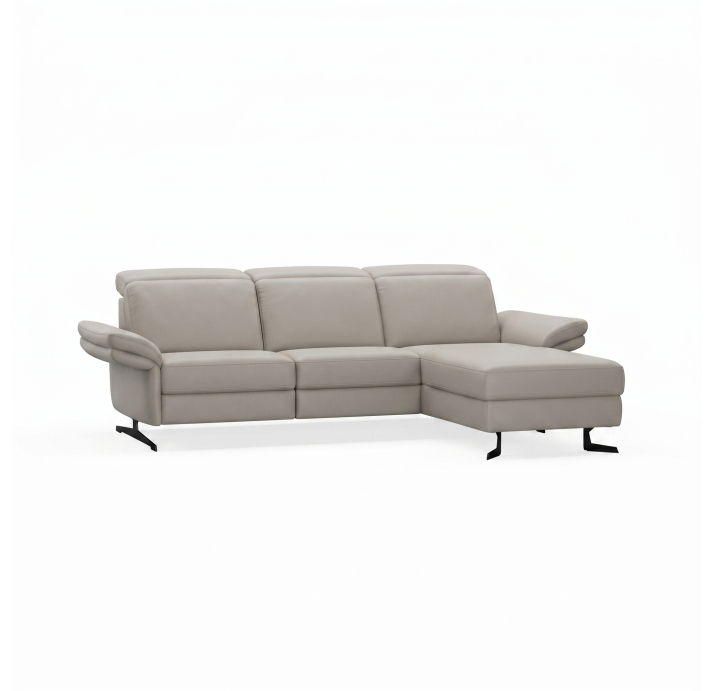 Диван PIANO B100-300-160L/54/M/MONTANA PERLE/BULTEX/01 BLACK/E,E,E