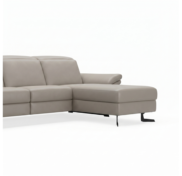 Диван PIANO B100-300-160L/54/M/MONTANA PERLE/BULTEX/01 BLACK/E,E,E