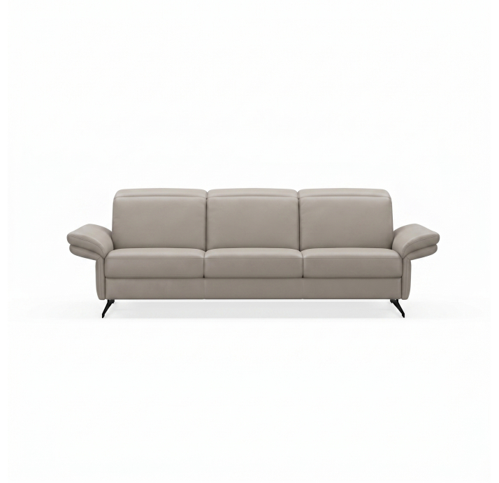 Диван PIANO B100-280-100B/54/MONTANA PERLE/BULTEX/01 BLACK/E,E,E