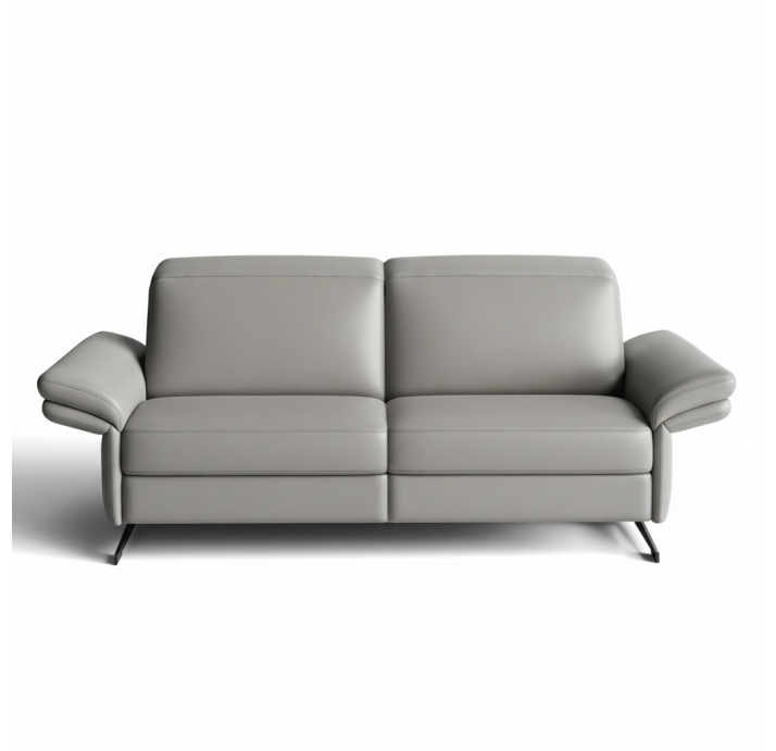 Диван PIANO B100-220-100B/54/MONTANA PERLE/BULTEX/01 BLACK/E,E