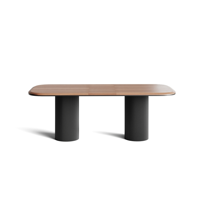 Стол обеденный TOMMY DINING TABLE BLACK AMERICAN WALNUT  300X100X78 СМ. (NRM06212)