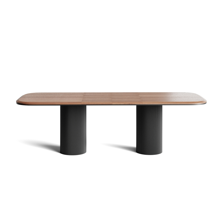Стол обеденный TOMMY DINING TABLE BLACK AMERICAN WALNUT  300X100X78 СМ. (NRM06212)