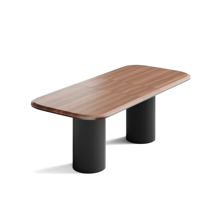 Стол обеденный TOMMY DINING TABLE BLACK AMERICAN WALNUT  300X100X78 СМ. (NRM06212)