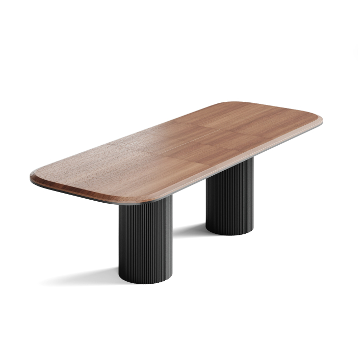 Стол обеденный TOMMY DINING TABLE BLACK AMERICAN WALNUT  300X100X78 СМ. (NRM06212)