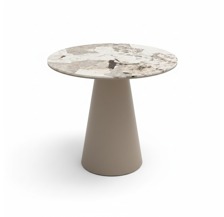 Стол приставной MUSHROOM SIDE TABLE QGTT N.MOOD TUNDRA NMTS  50X50X58 СМ. (NRM06216)