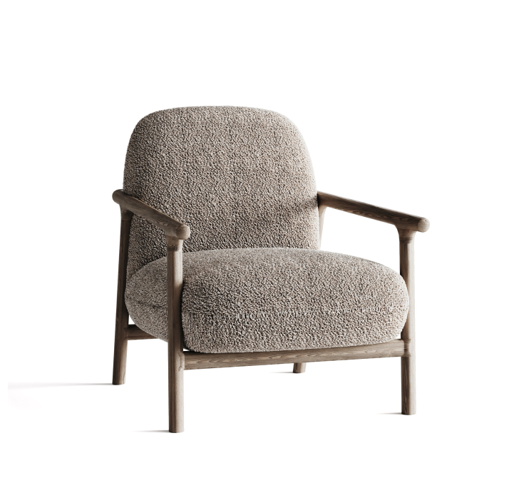 Кресло MODENA 71/NEW YANKI 55-14/Массив ясеня/