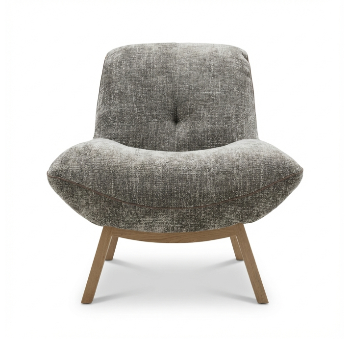 Кресло Rico Prince 70/RAMIRO TAUPE/Matching Stitching/P628 (Grege)/