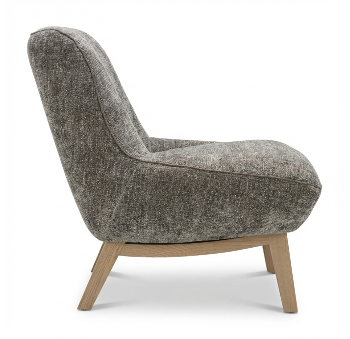 Кресло Rico Prince 70/RAMIRO TAUPE/Matching Stitching/P628 (Grege)/