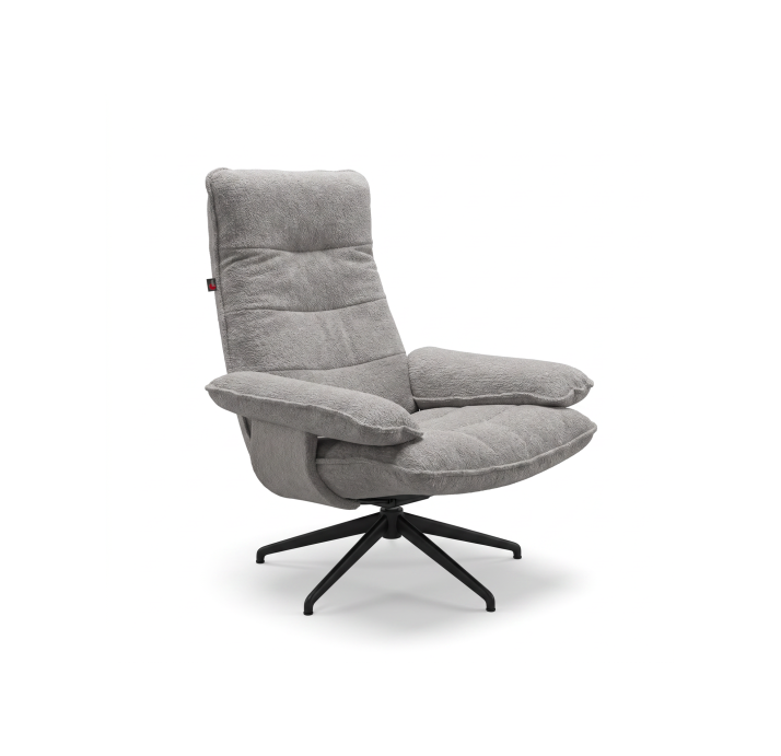 Кресло Yoga Prince BB/VIVA SILVER/P752 (Black)/