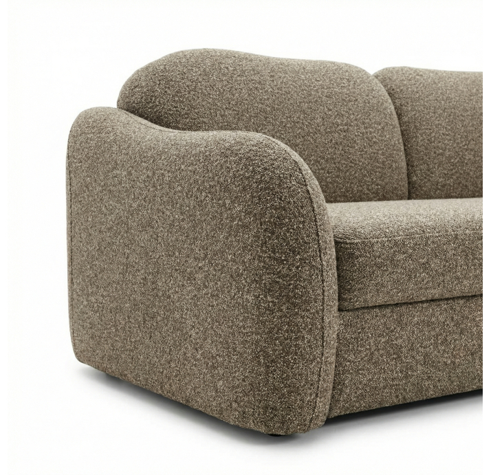 Диван CLOUD B98-200-98B/LUANDO TAUPE//встроенные/SiPu/