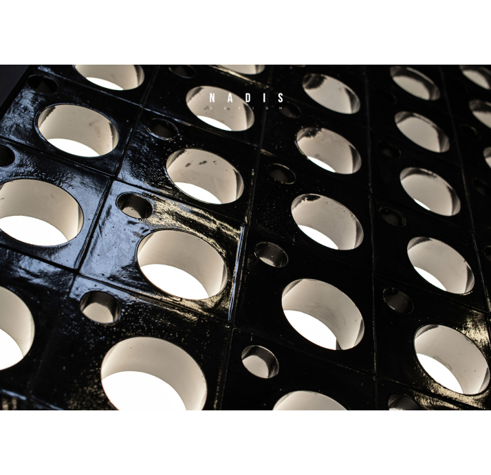 Экструдированная терракота MATILDA 16 BLACK 20X20X70 Поверхность: Матовая (NCR03057)