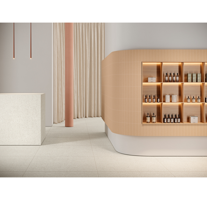 Керамогранит TAPP WHITE 6X24,6X8,5 Поверхность: Матовая (NCR02675)