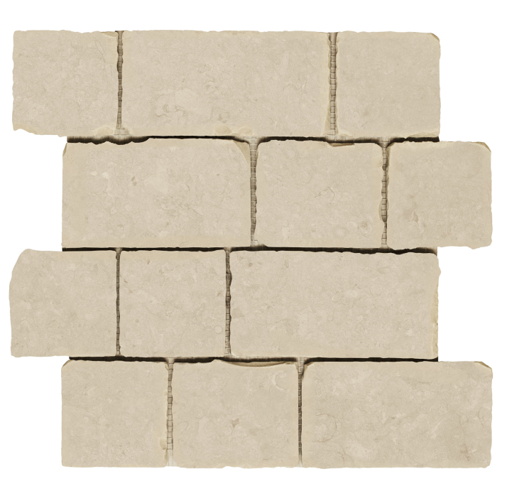 Керамическая мозаика TIFFANY BEIGE SILK BRICK MOS 29,4X30,4X10 Поверхность: Матовая (NCR03194)