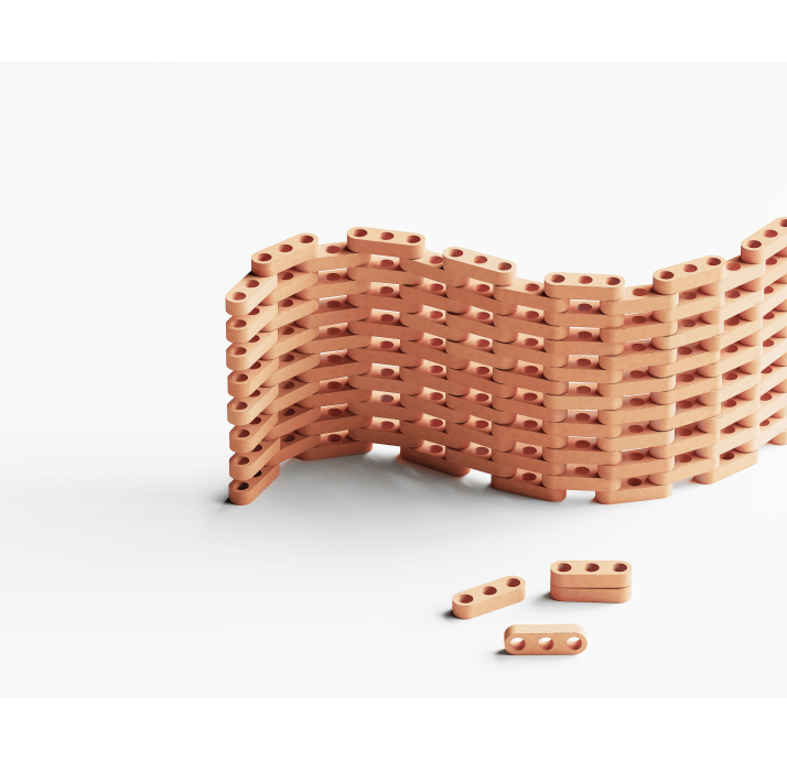 Экструдированная терракота ROBERTA 3 NATURAL 6X20X40 Поверхность: Матовая (NCR03001)