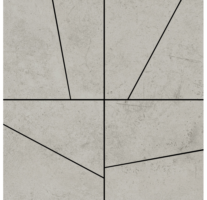 Керамическая мозаика MONDO DARK GRAY ORIGAMI MOS 30X30X10 Поверхность: Матовая (NCR03313)