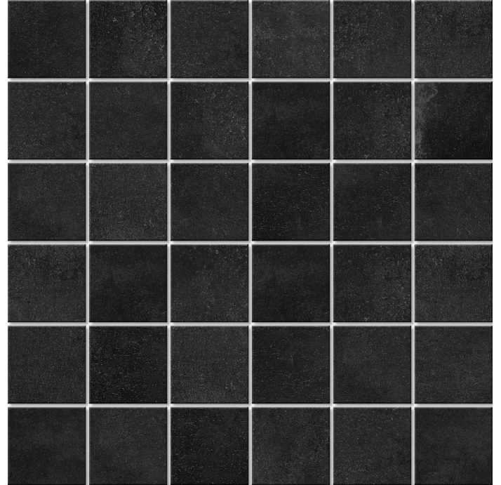 Керамическая мозаика FE BLACK MOS 30X30X10 Поверхность: Матовая (NCR02764)